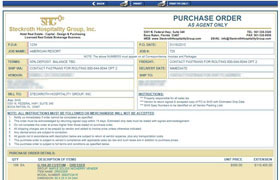 SHG - Purchase Order Sample